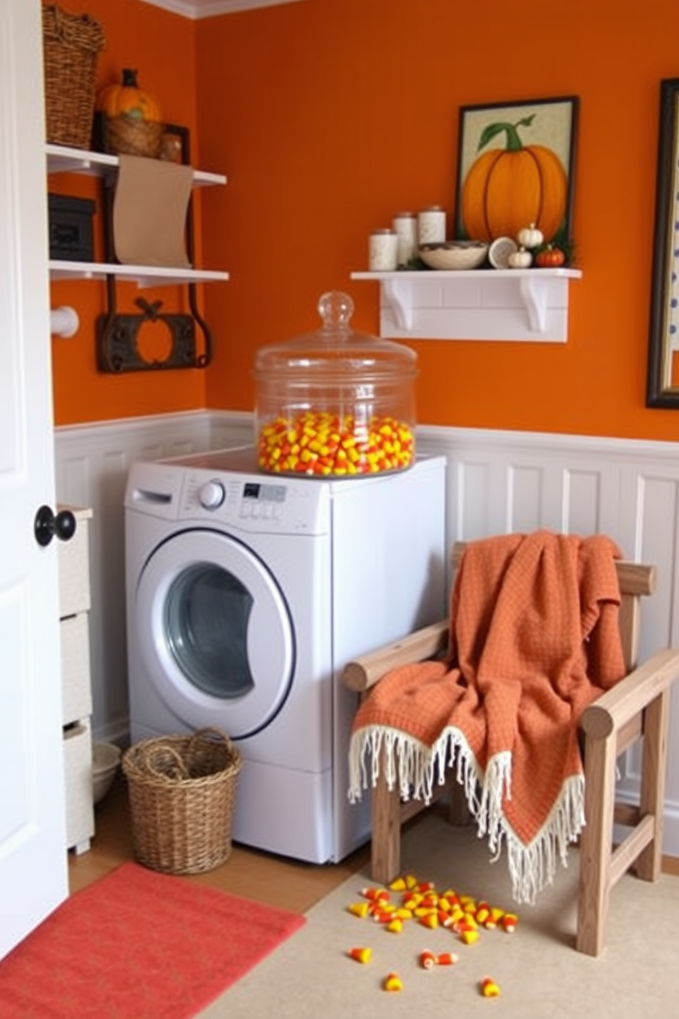 Halloween Laundry Room Decorating Ideas 29