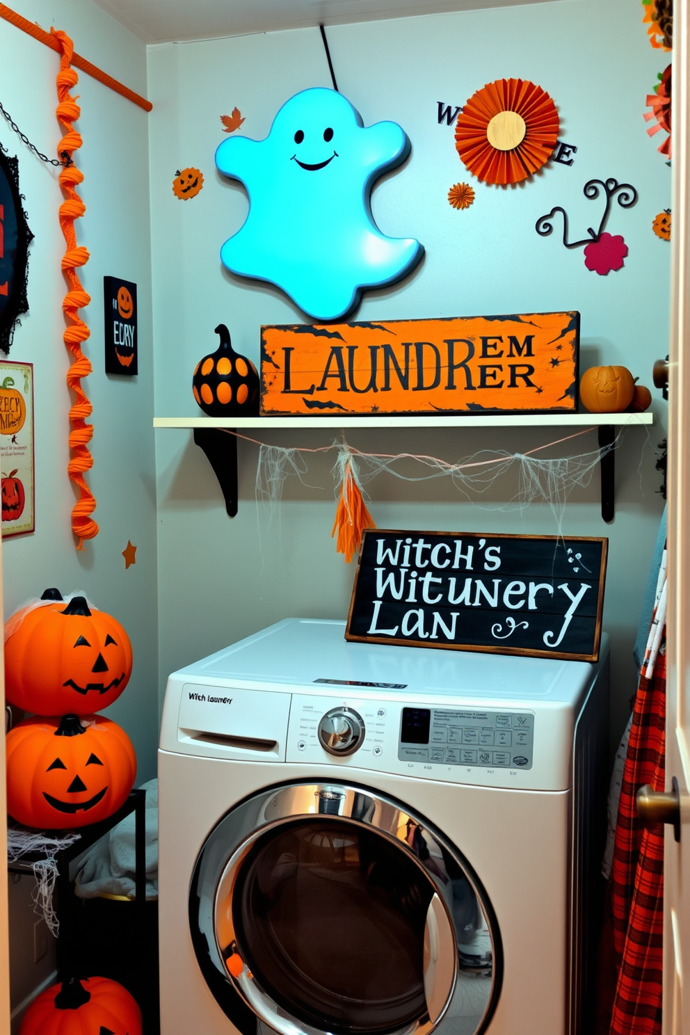 Halloween Laundry Room Decorating Ideas 7