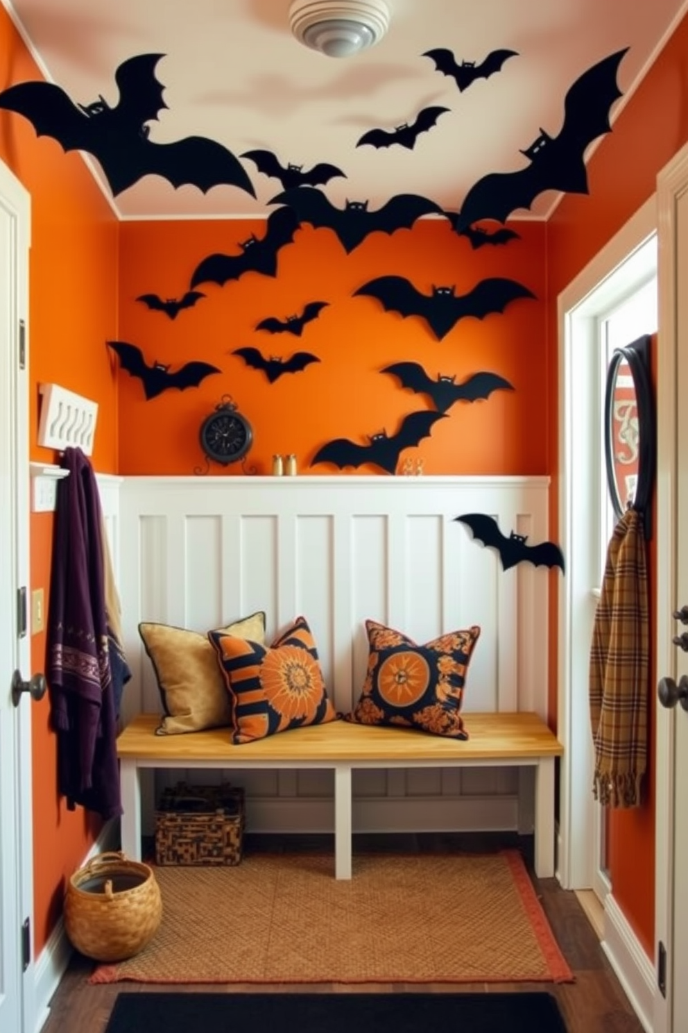 Halloween Mudroom Decorating Ideas 18