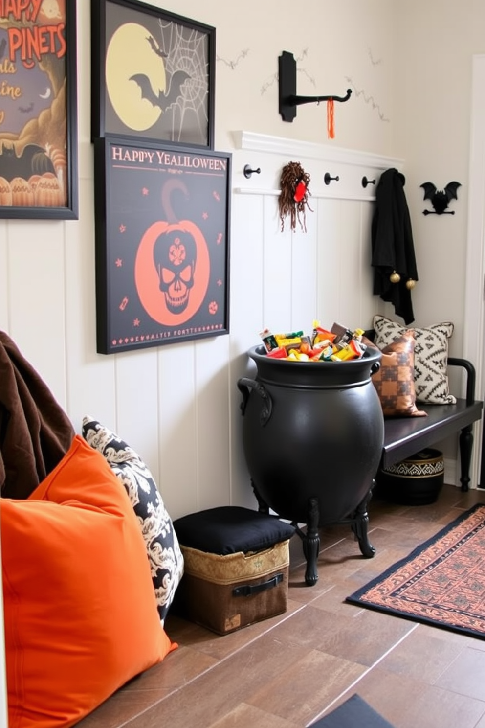 Halloween Mudroom Decorating Ideas 20