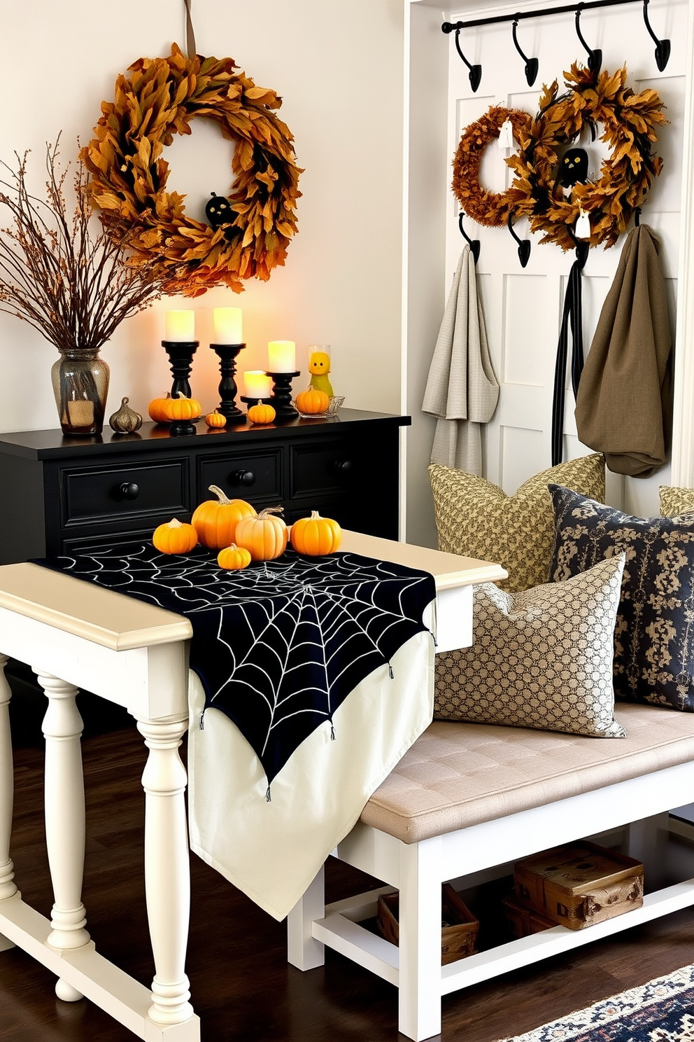 Halloween Mudroom Decorating Ideas 21