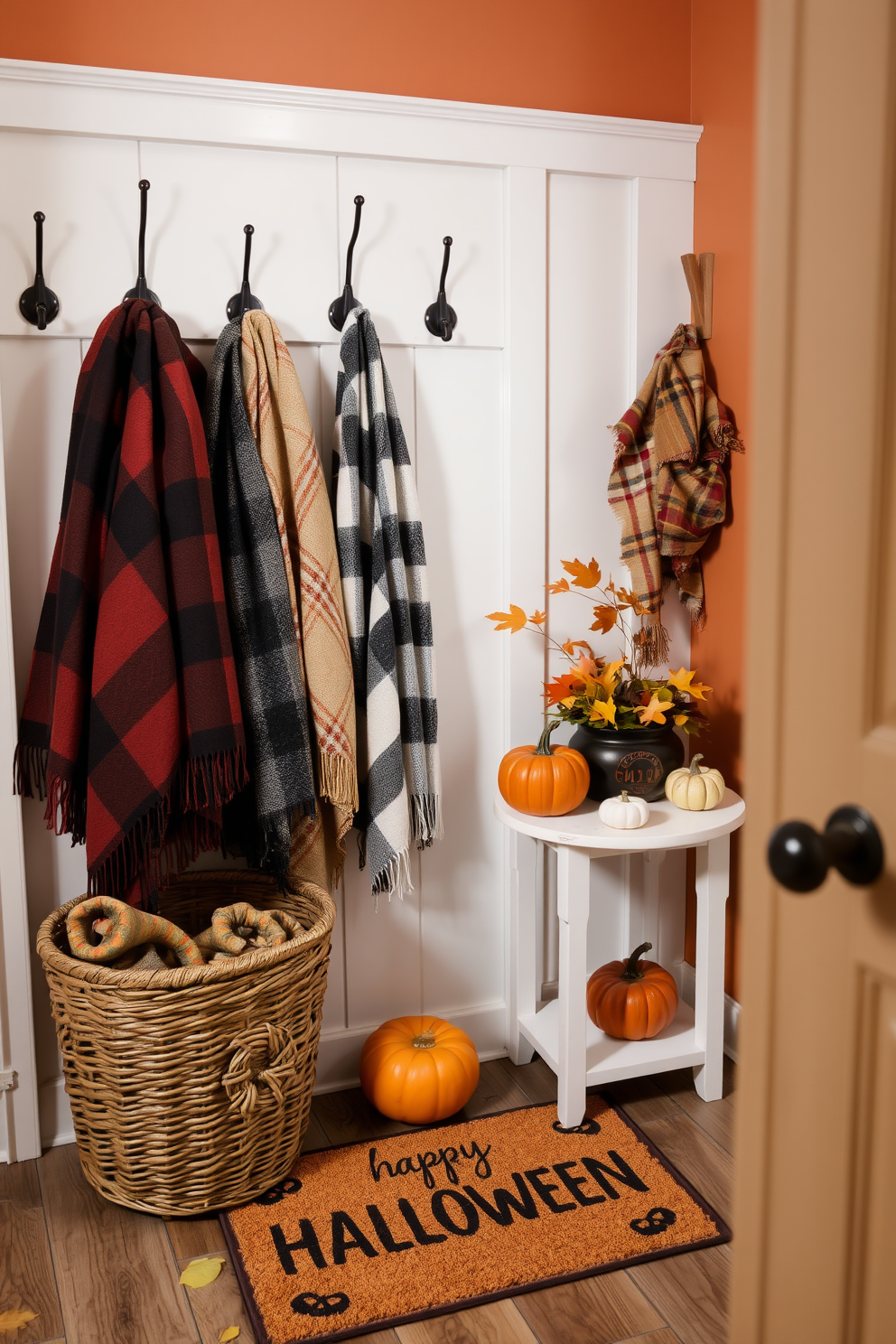 Halloween Mudroom Decorating Ideas 24