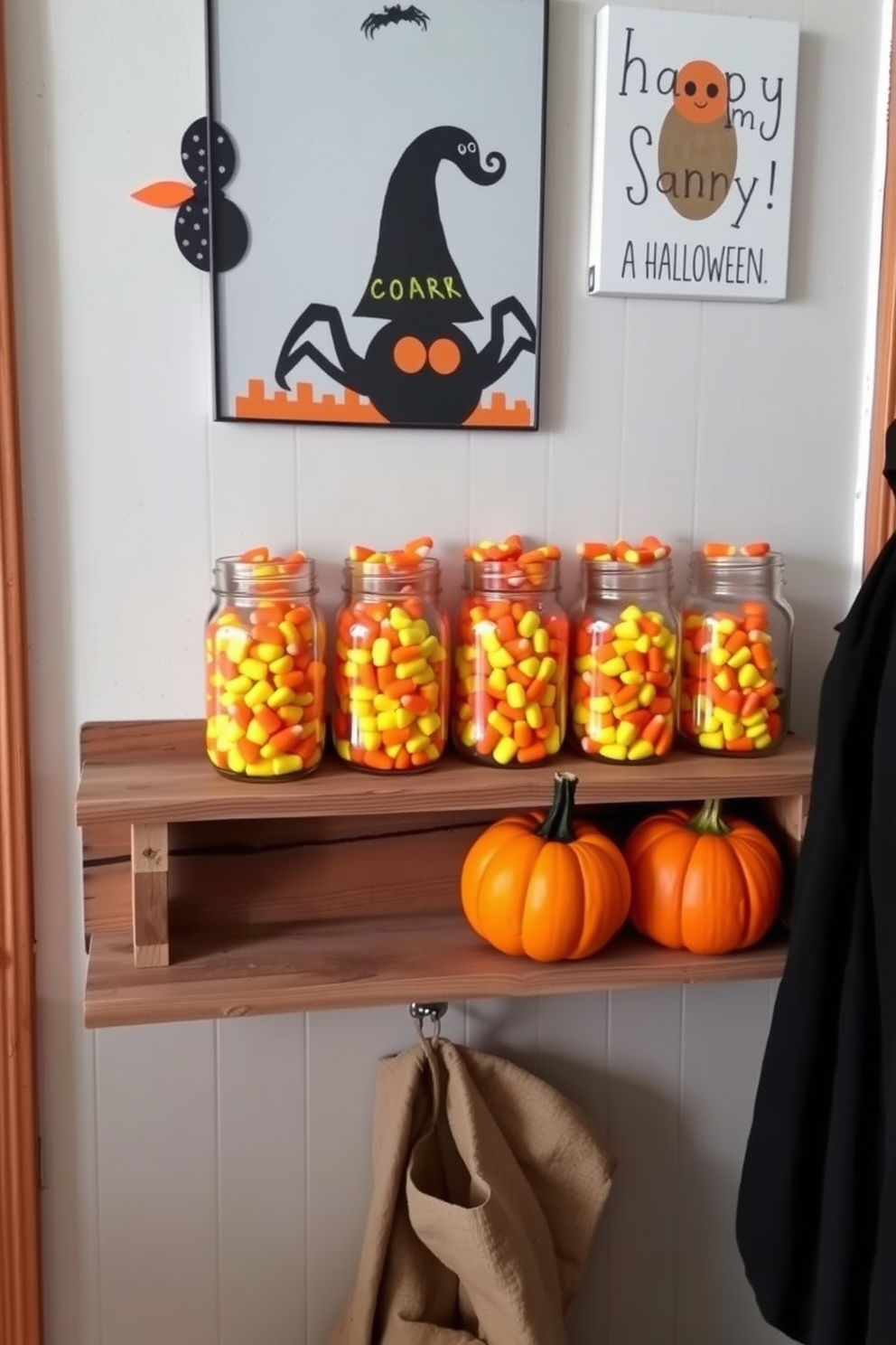 Halloween Mudroom Decorating Ideas 8