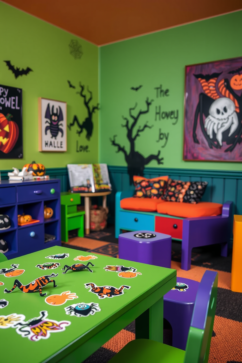 Halloween Playroom Decorating Ideas 26