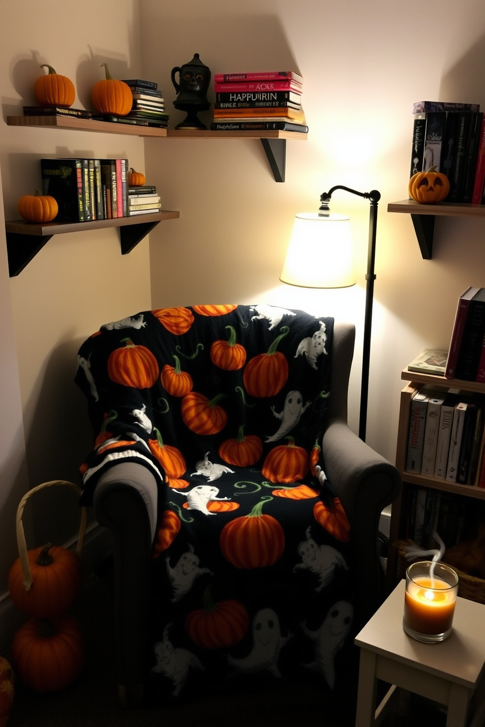 Halloween Reading Nook Decorating Ideas 1