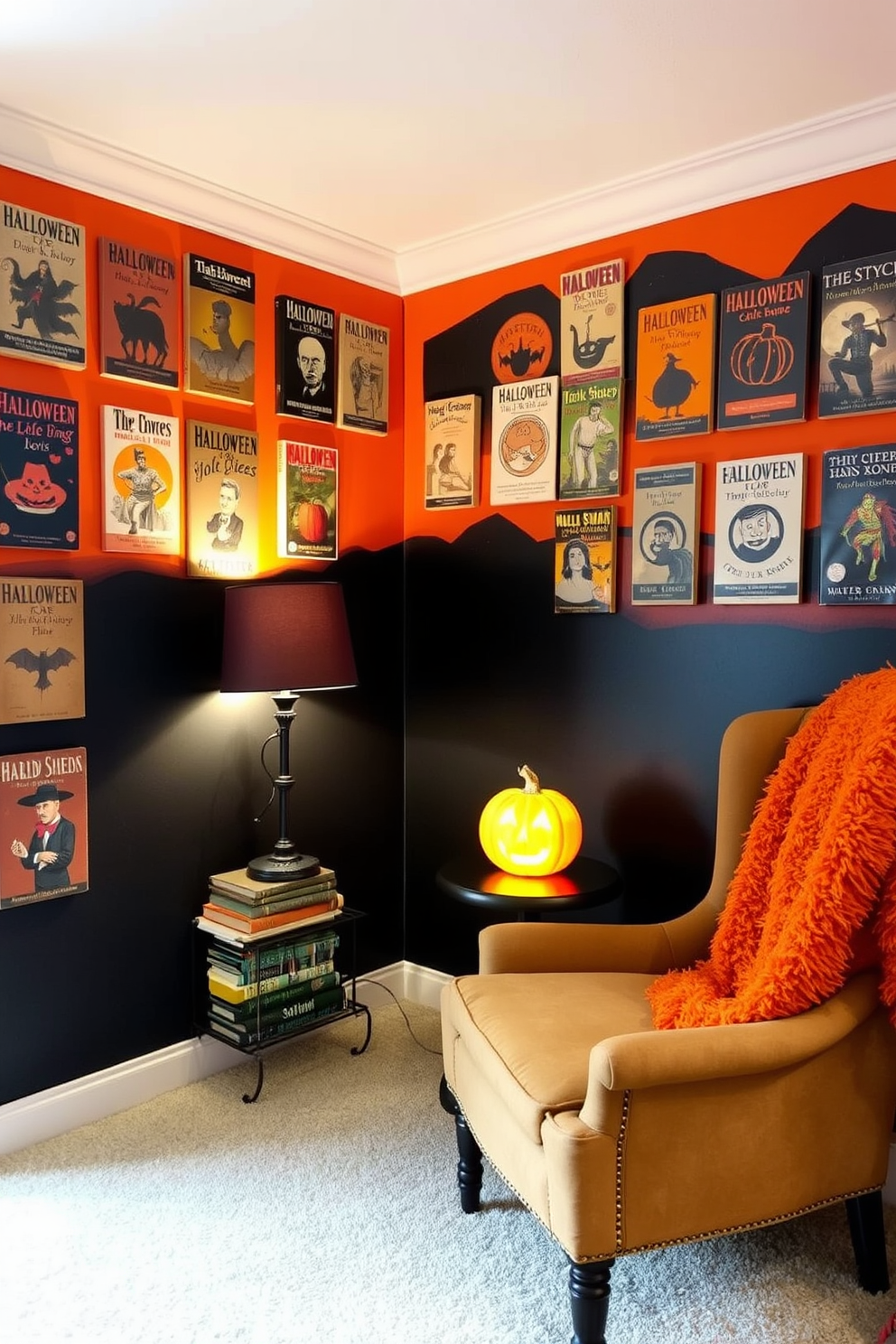 Halloween Reading Nook Decorating Ideas 10