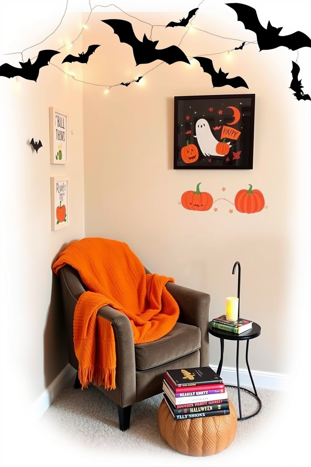 Halloween Reading Nook Decorating Ideas 17