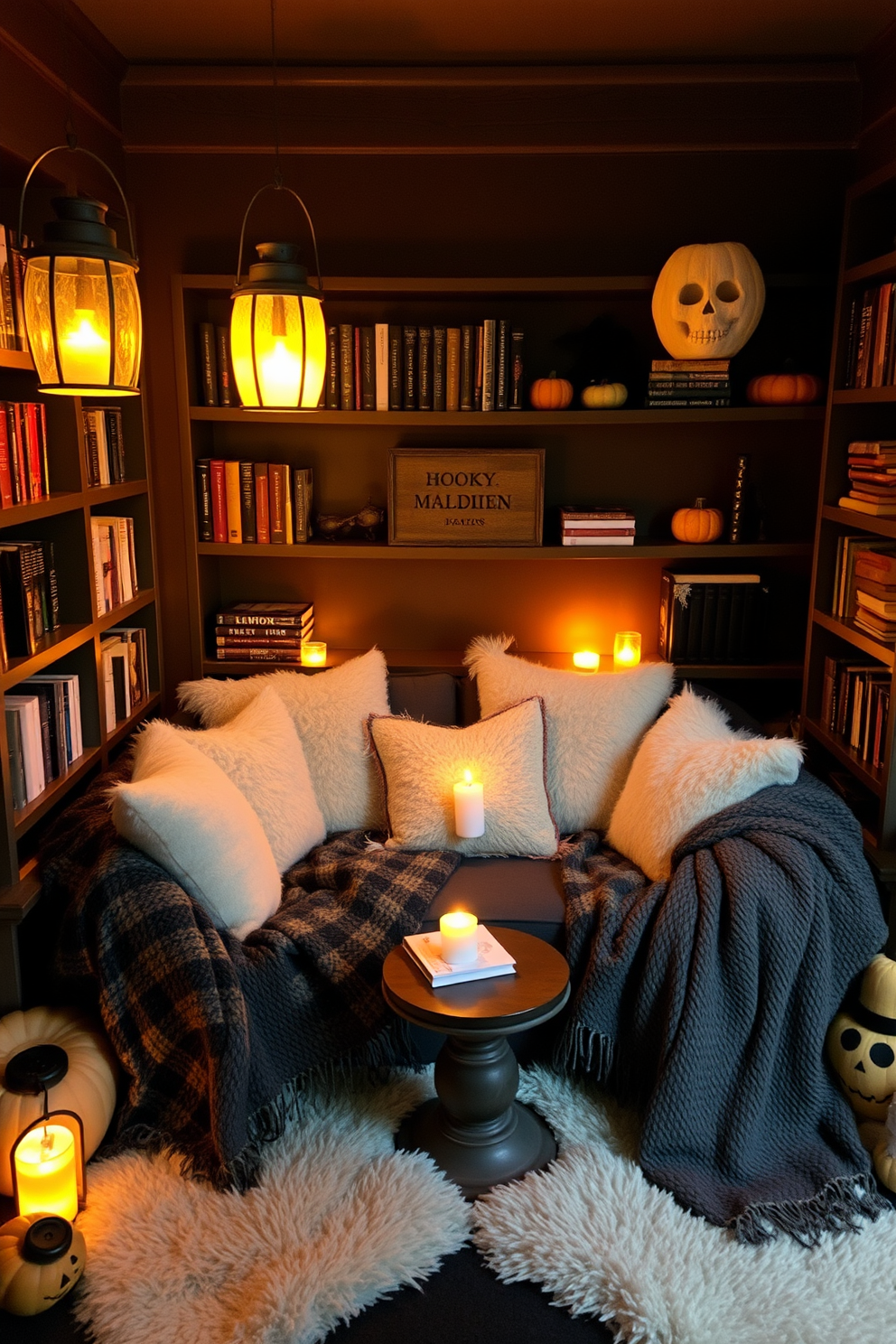 Halloween Reading Nook Decorating Ideas 18