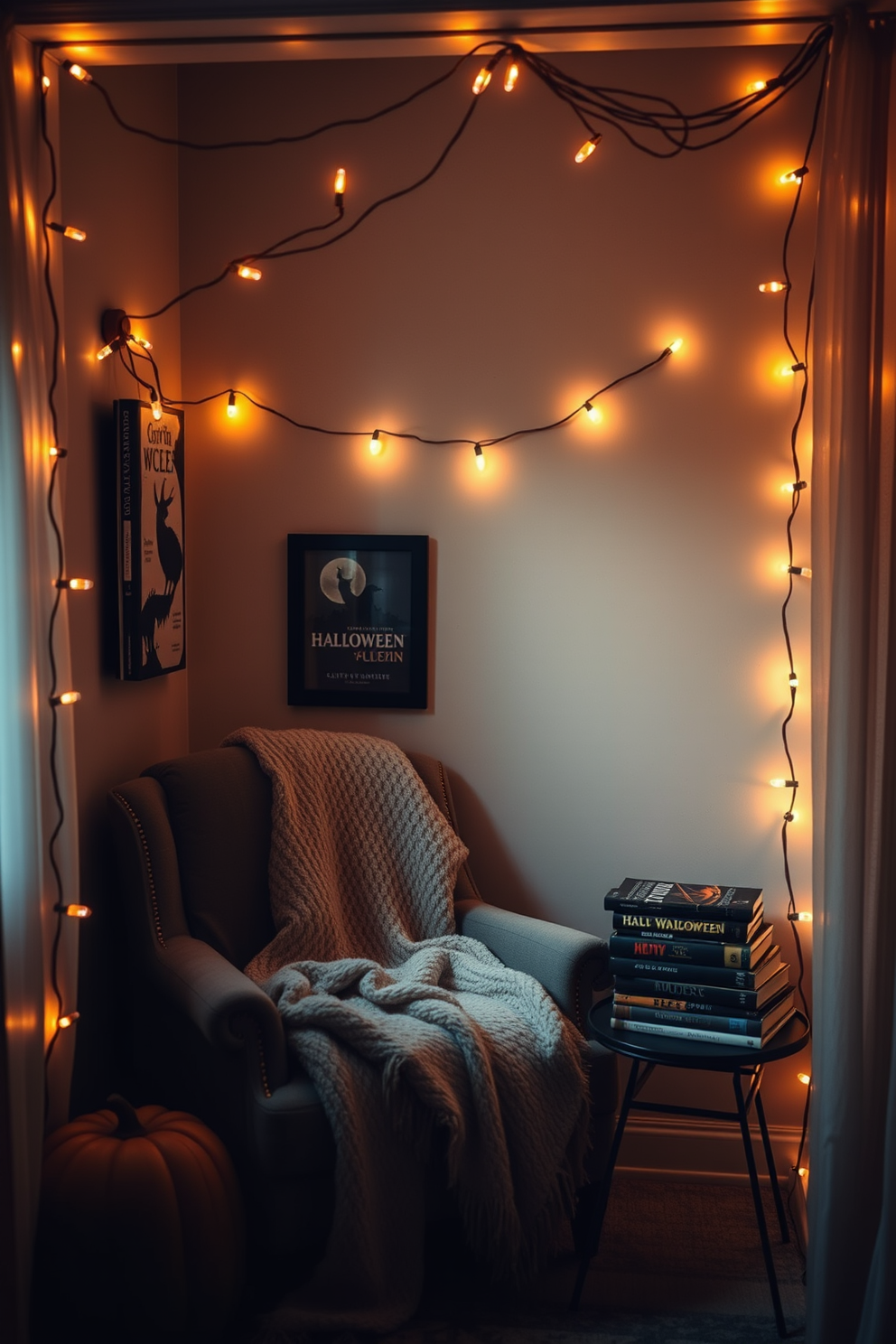 Halloween Reading Nook Decorating Ideas 2