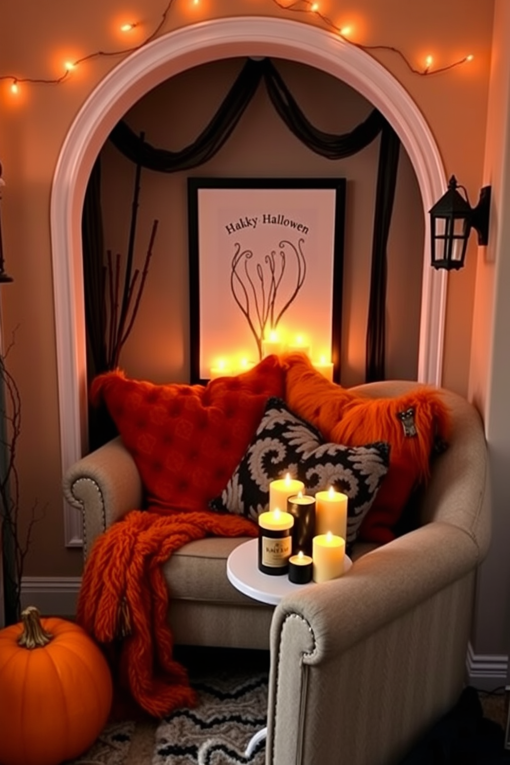 Halloween Reading Nook Decorating Ideas 20