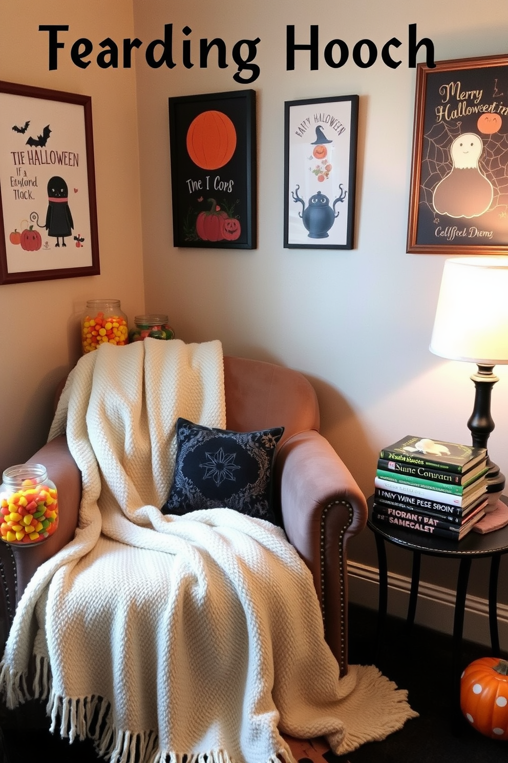 Halloween Reading Nook Decorating Ideas 21