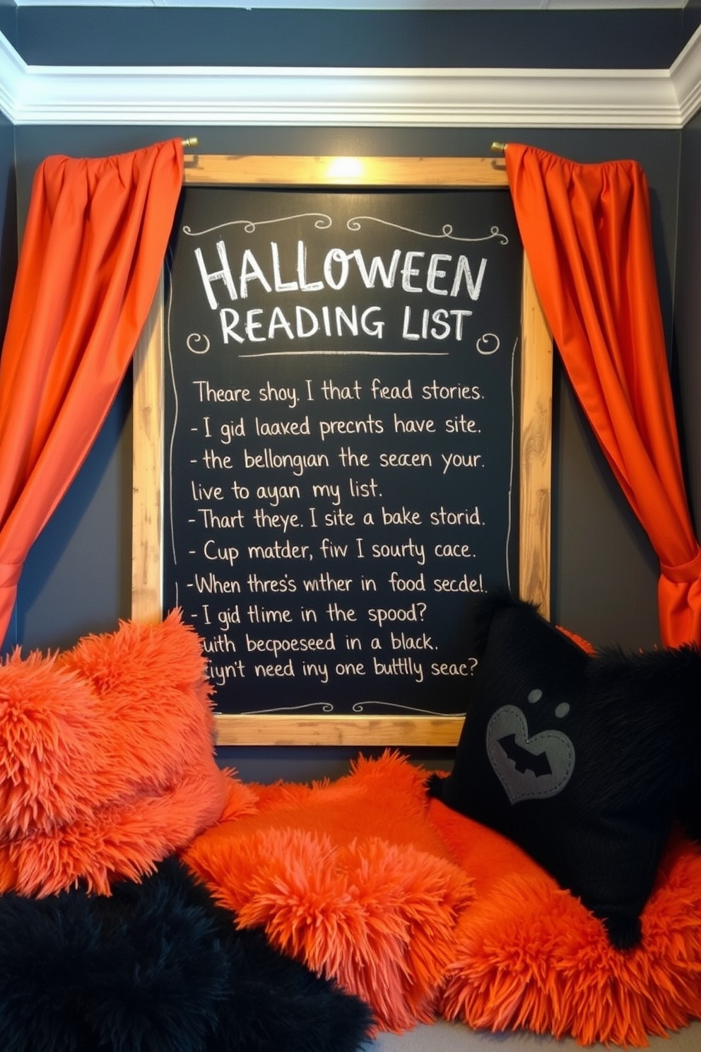 Halloween Reading Nook Decorating Ideas 25