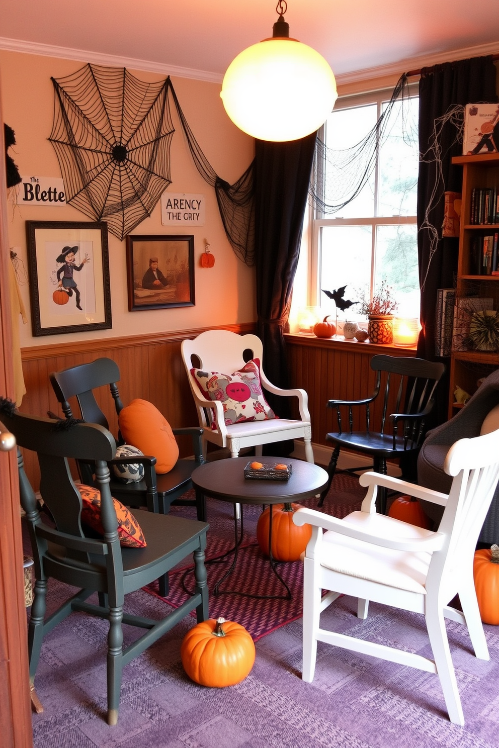 Halloween Reading Nook Decorating Ideas 26