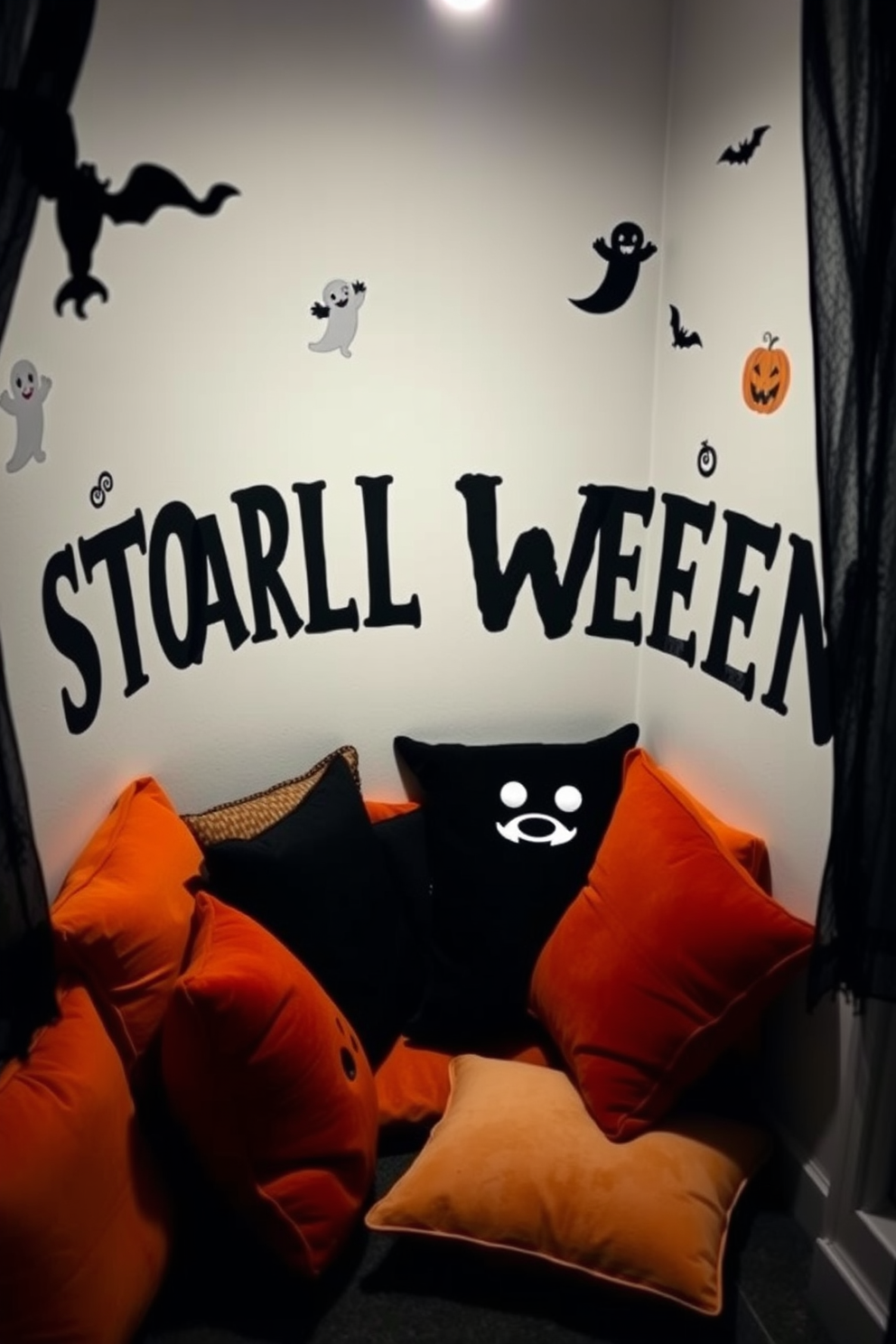 Halloween Reading Nook Decorating Ideas 27