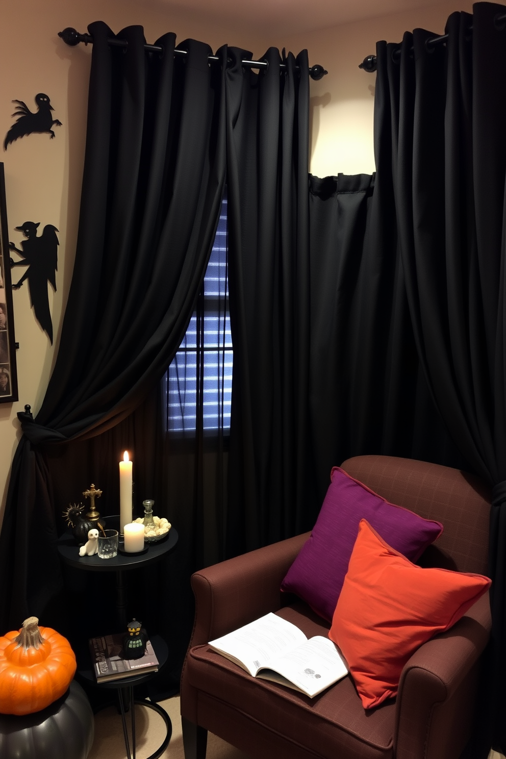 Halloween Reading Nook Decorating Ideas 29