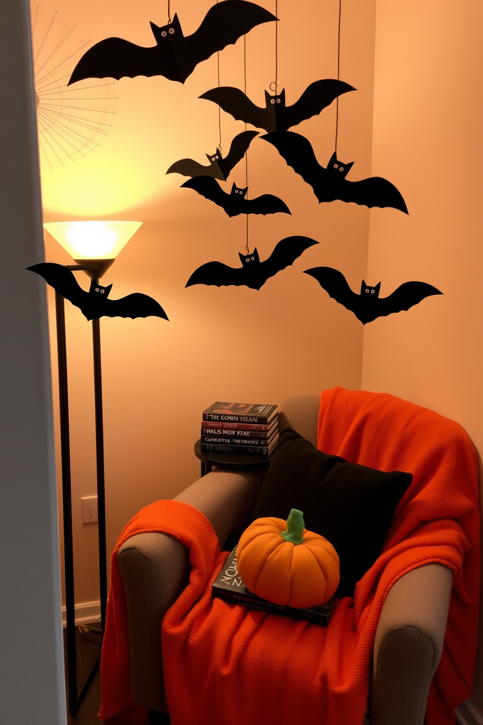 Halloween Reading Nook Decorating Ideas 3