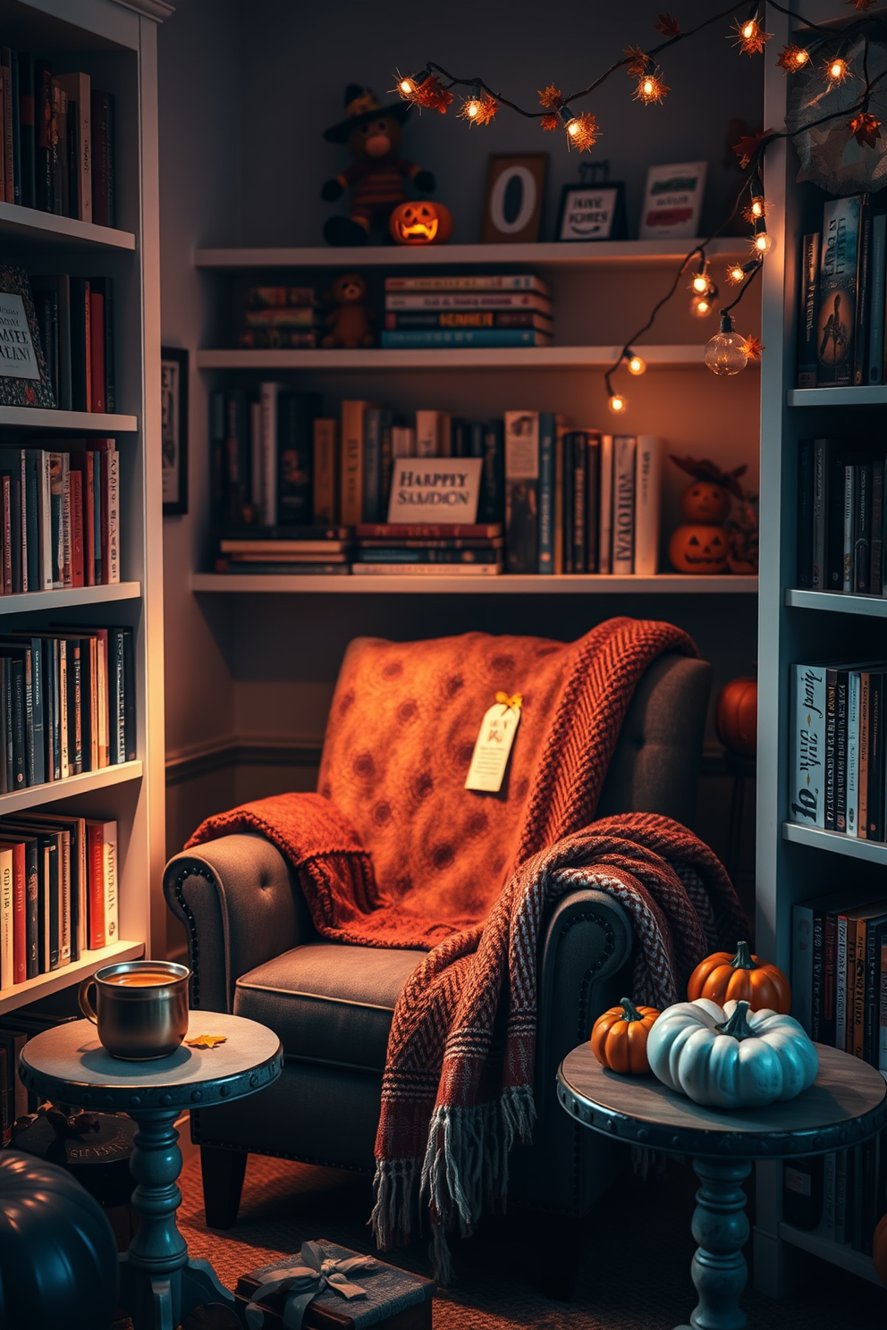 Halloween Reading Nook Decorating Ideas 30