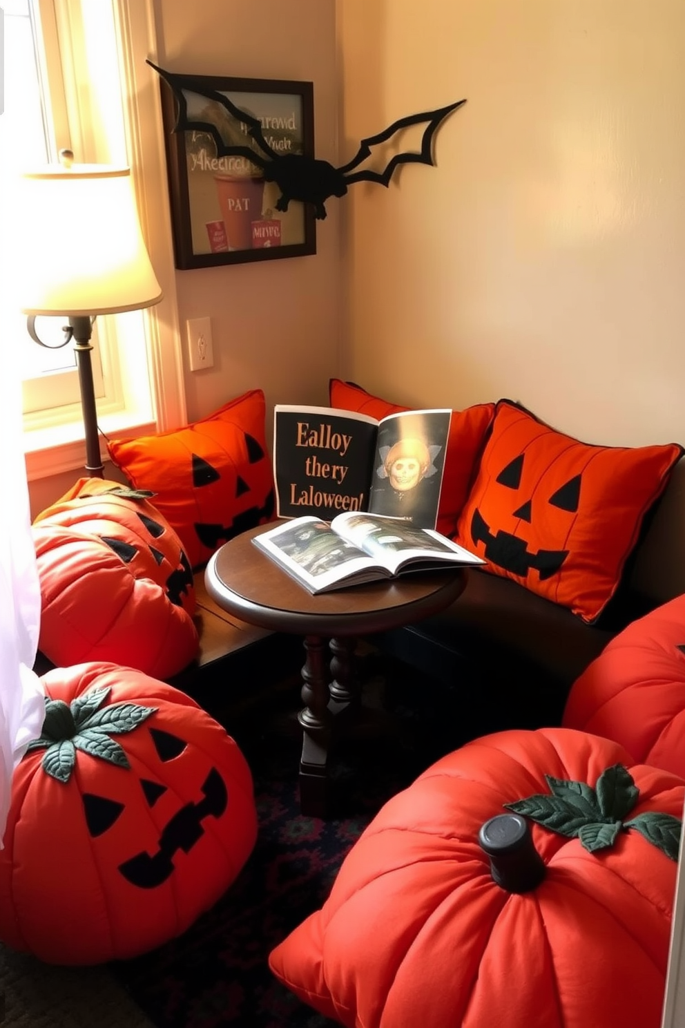 Halloween Reading Nook Decorating Ideas 4