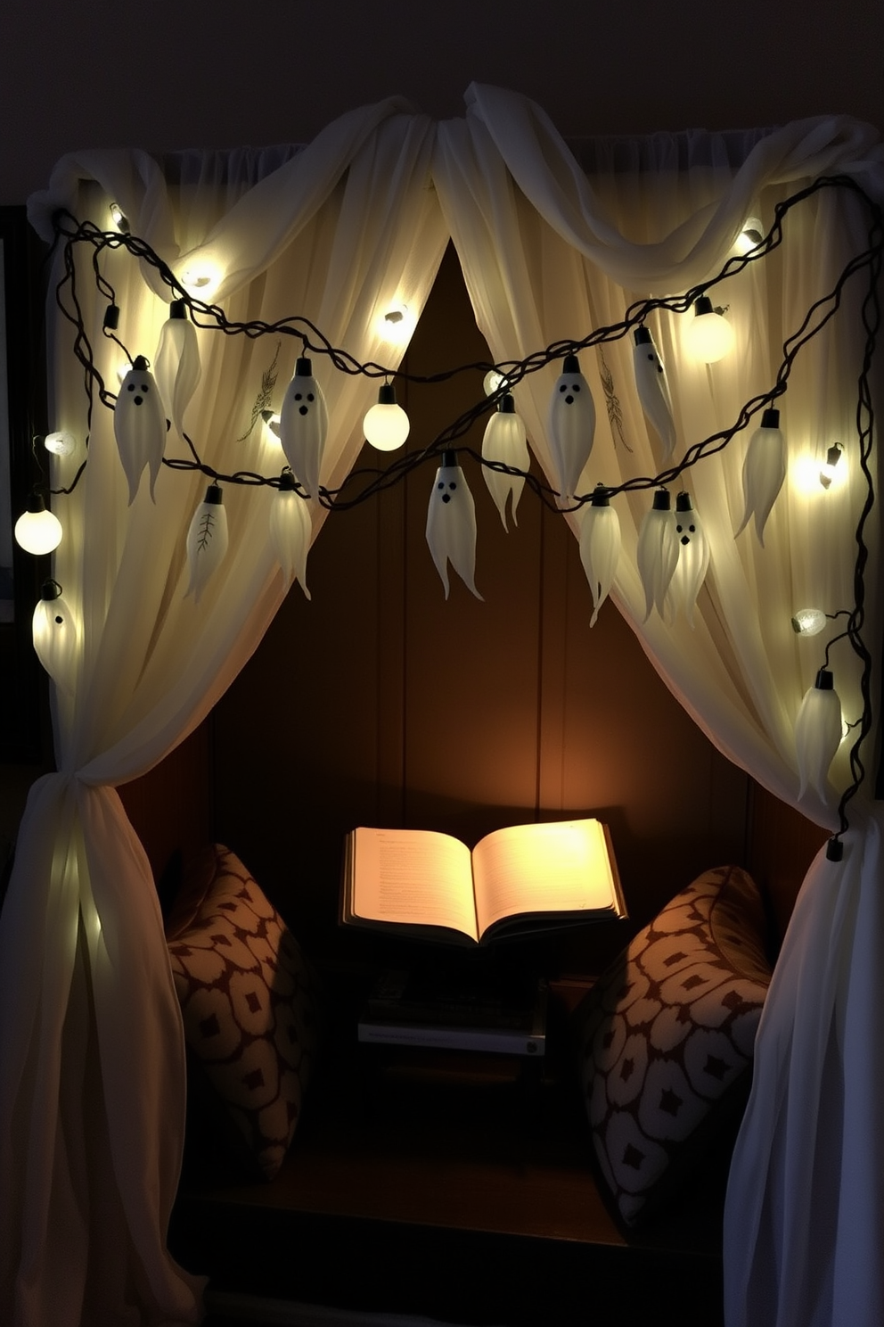 Halloween Reading Nook Decorating Ideas 6