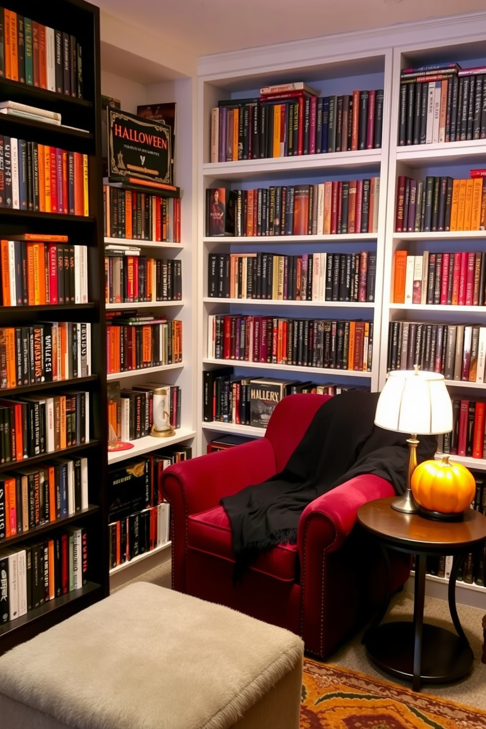 Halloween Reading Nook Decorating Ideas 8