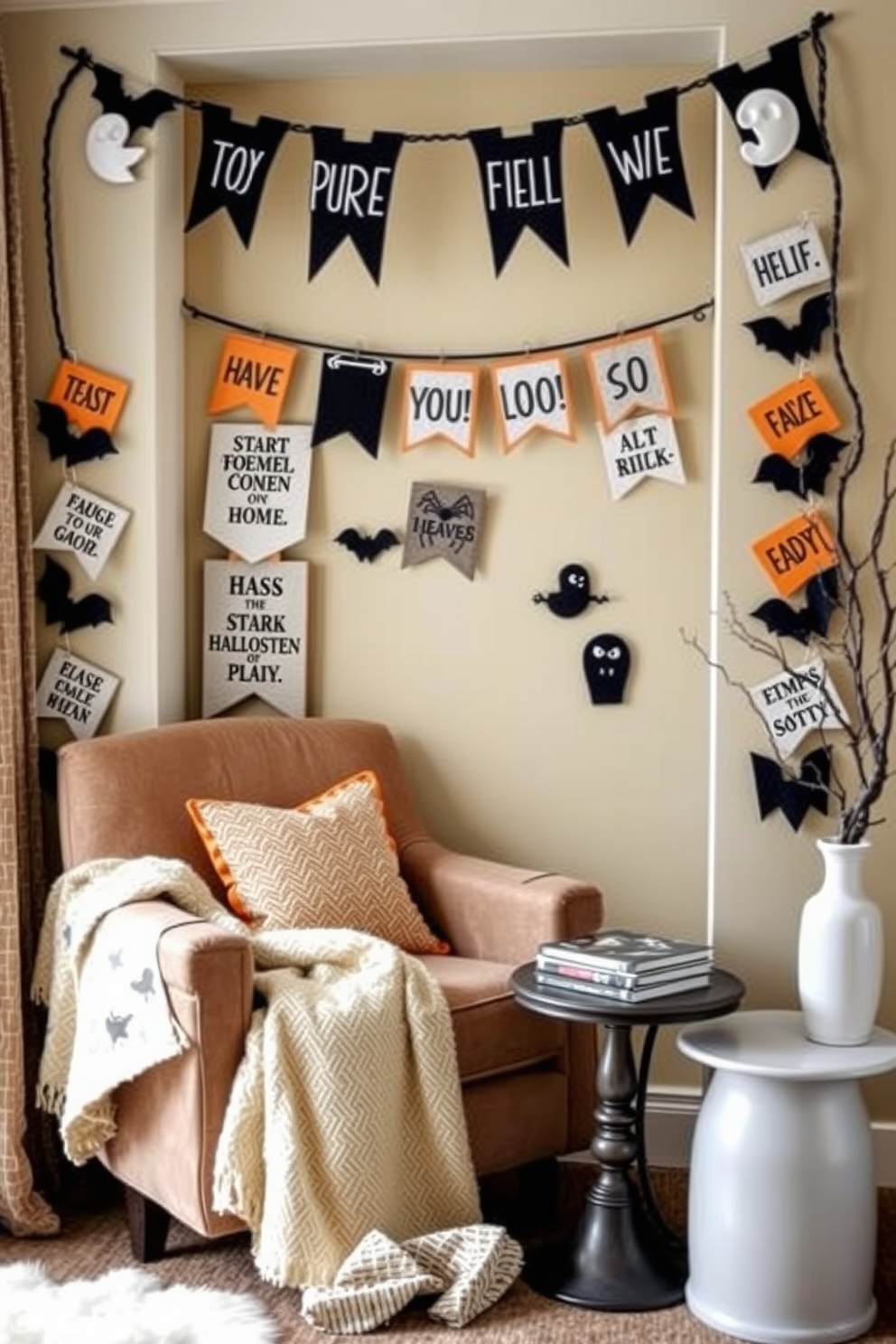 Halloween Reading Nook Decorating Ideas 9