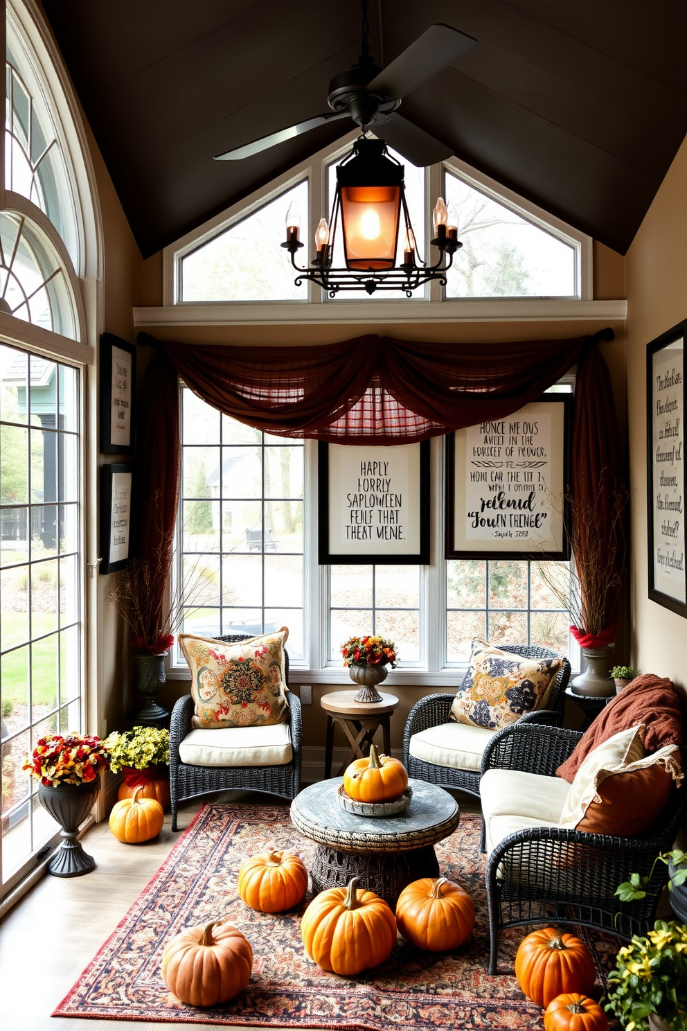 Halloween Sunroom Decorating Ideas 12