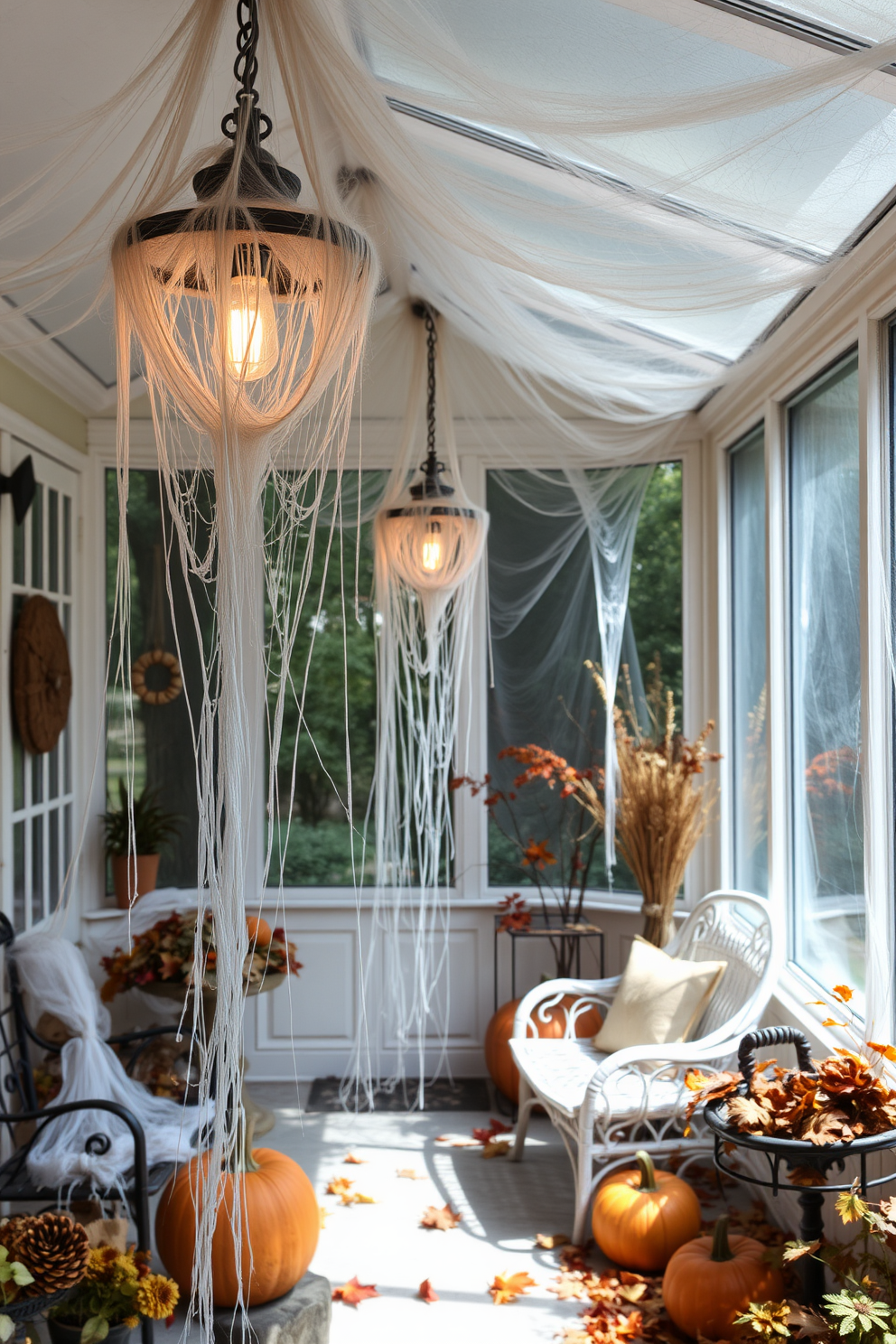 Halloween Sunroom Decorating Ideas 18