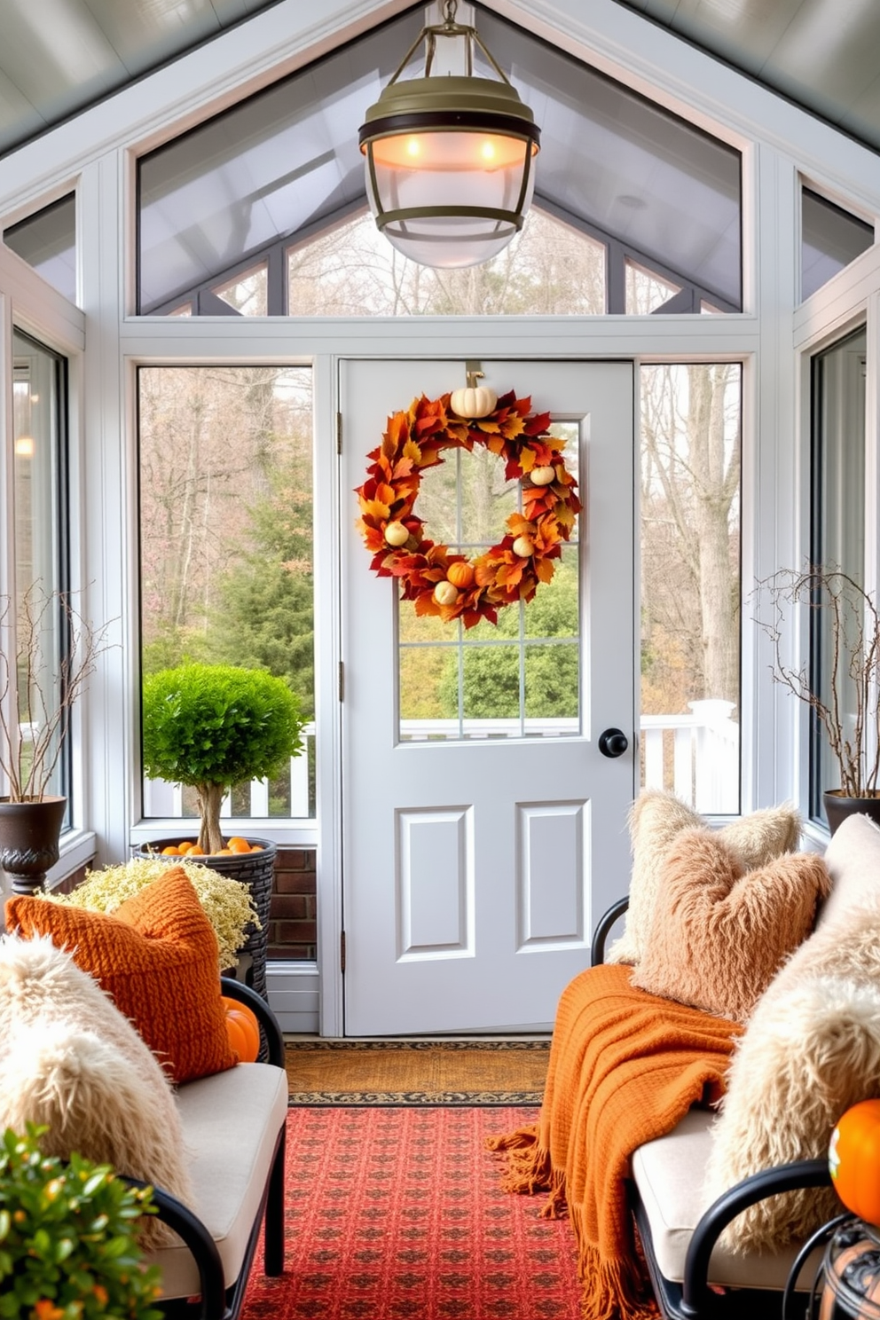 Halloween Sunroom Decorating Ideas 19