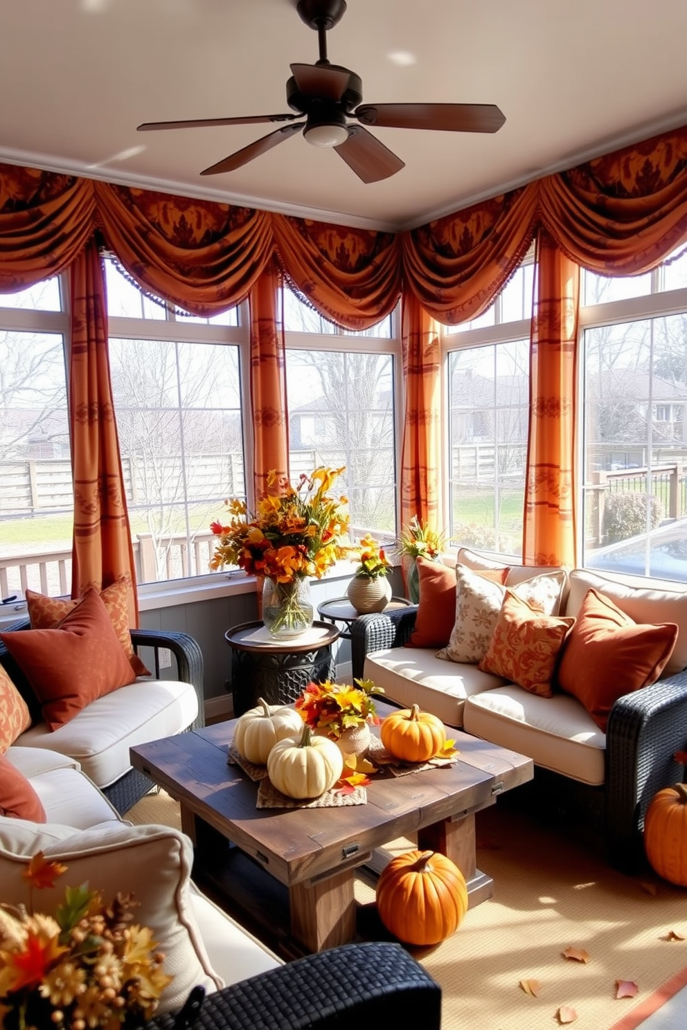 Halloween Sunroom Decorating Ideas 23