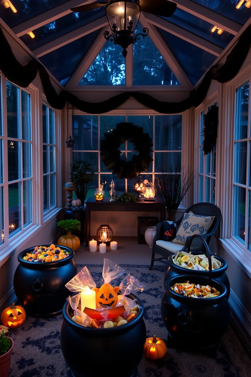 Halloween Sunroom Decorating Ideas 25