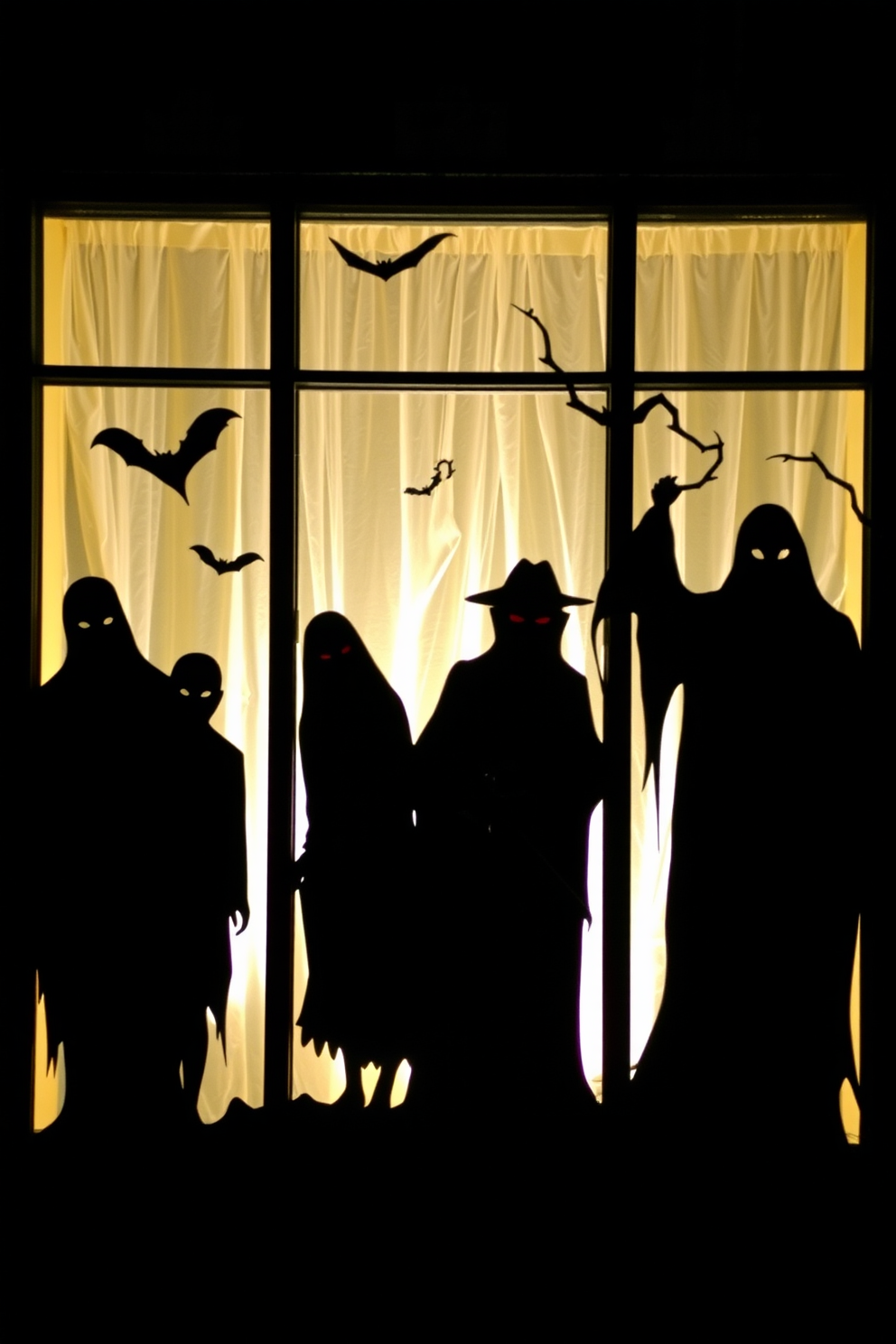 Halloween Window Decorating Ideas 14