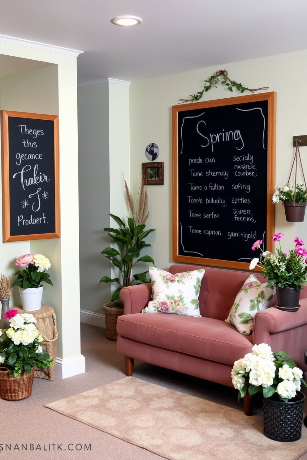 Spring Basement Decorating Ideas 22