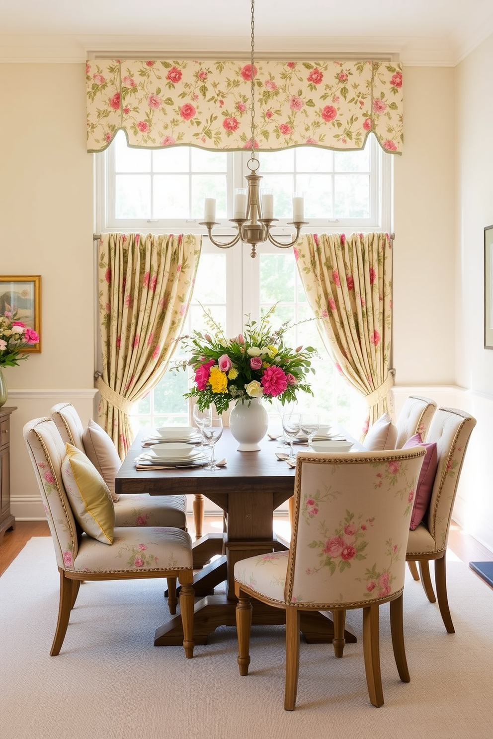 Spring Dining Room Decorating Ideas 16