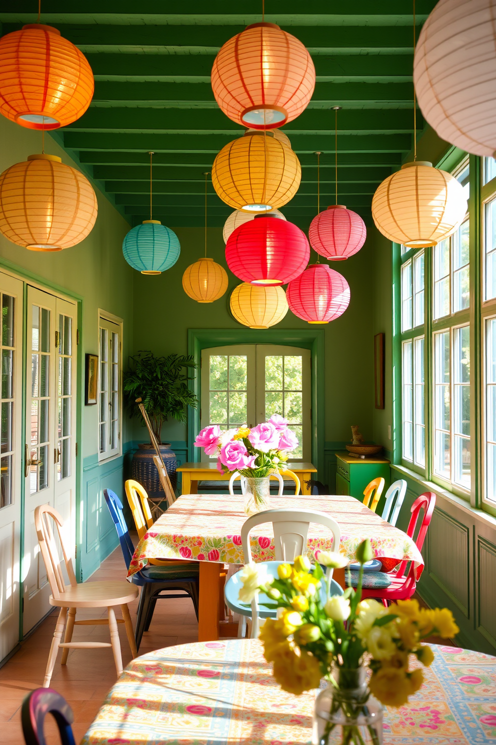 Spring Dining Room Decorating Ideas 18