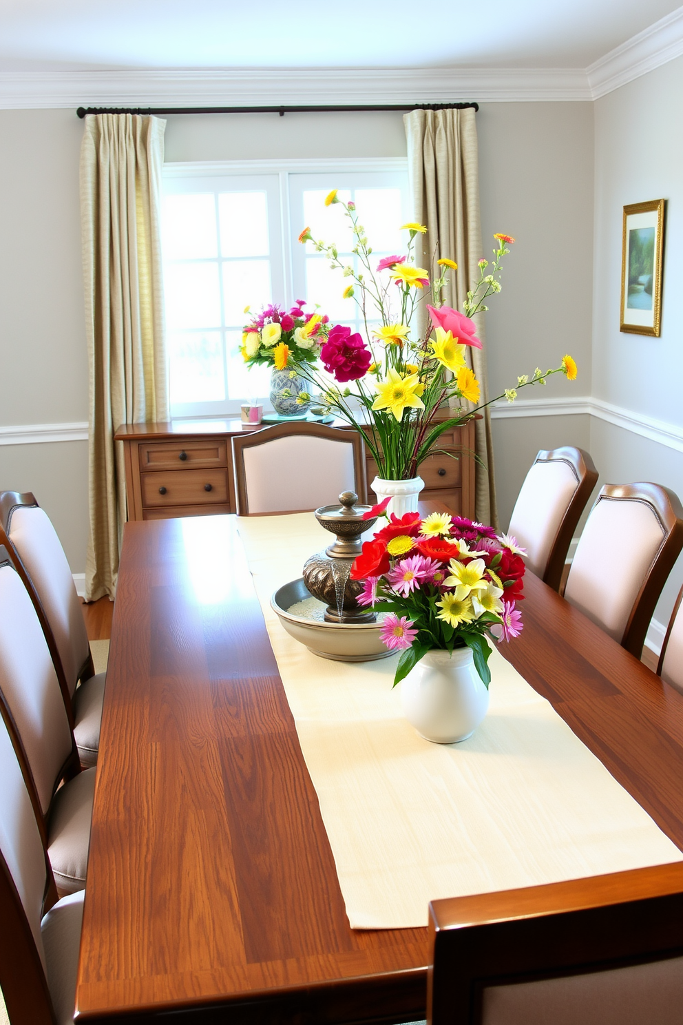 Spring Dining Room Decorating Ideas 23