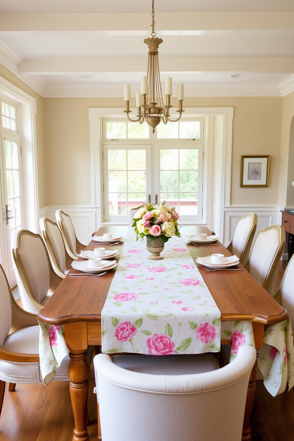 Spring Dining Room Decorating Ideas 26