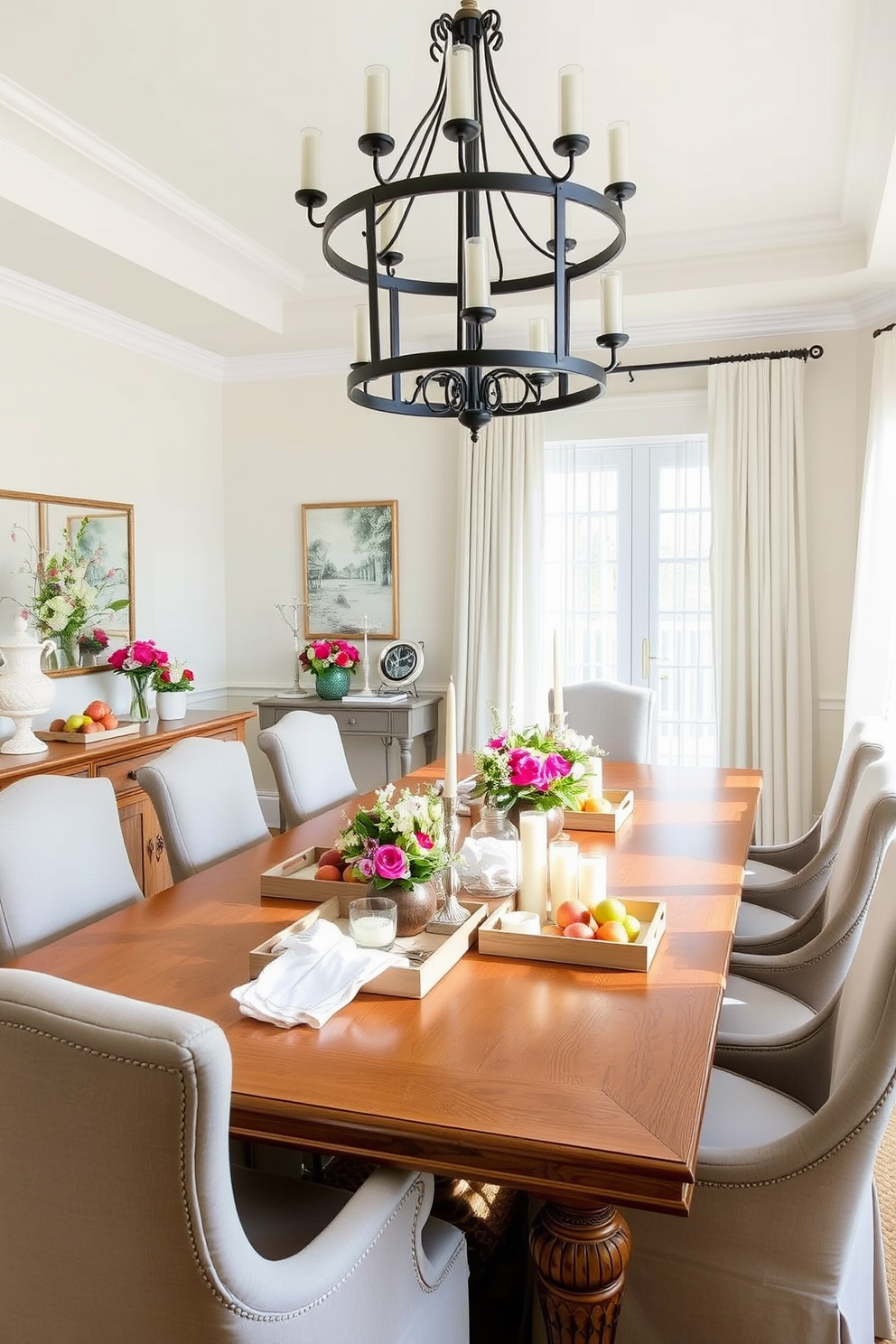 Spring Dining Room Decorating Ideas 27