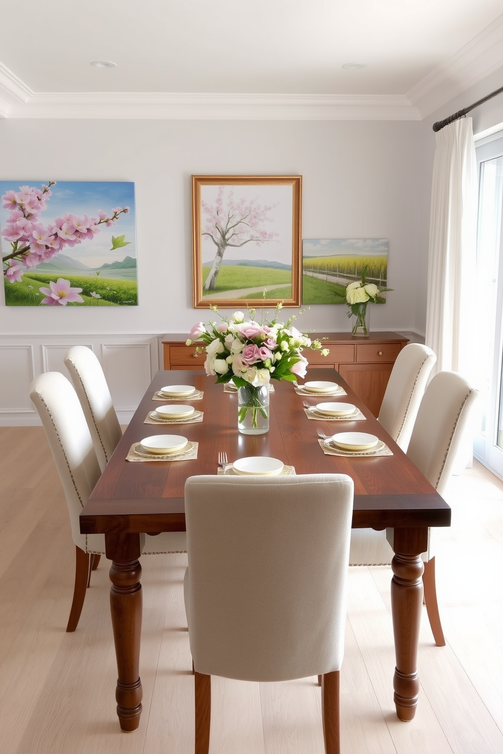 Spring Dining Room Decorating Ideas 6