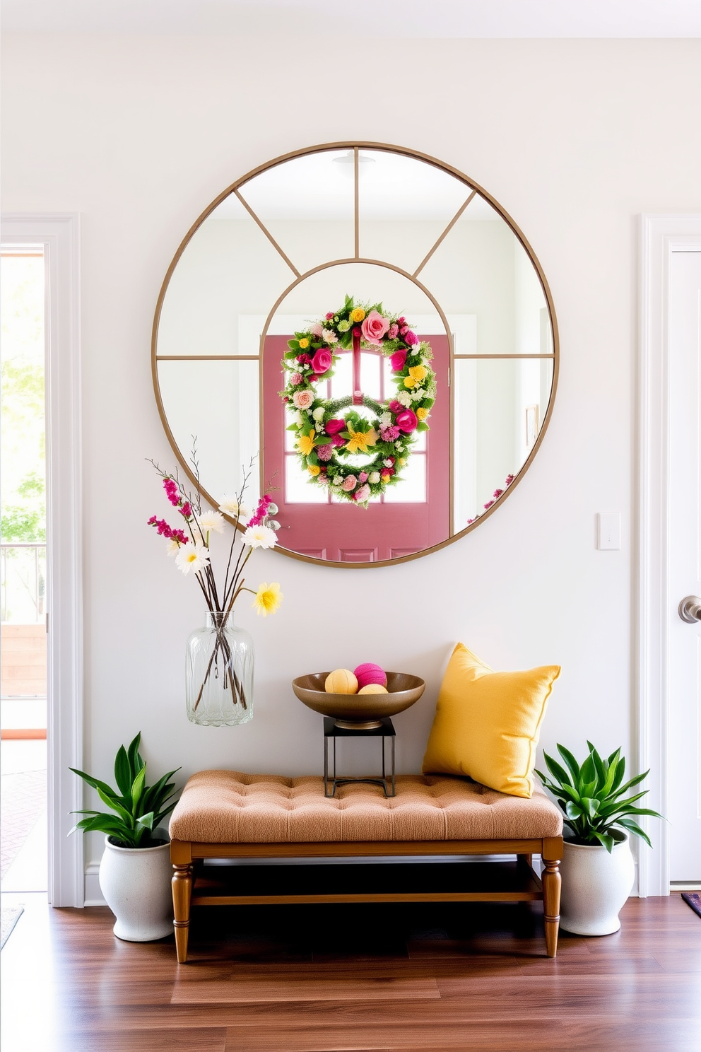 Spring Entryway Decorating Ideas 14