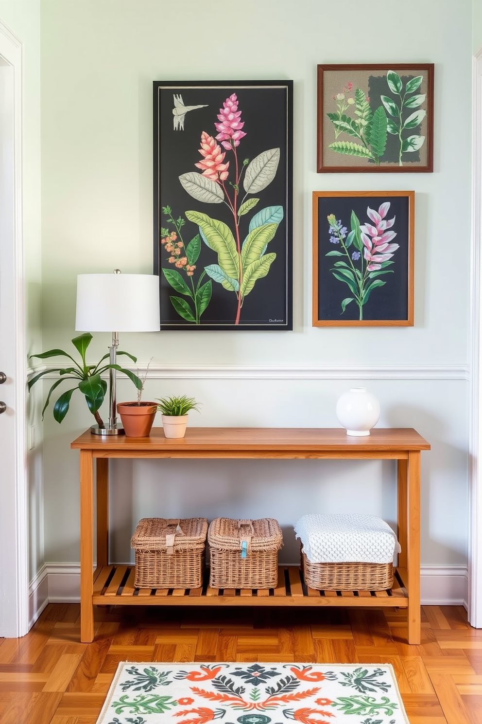 Spring Entryway Decorating Ideas 18