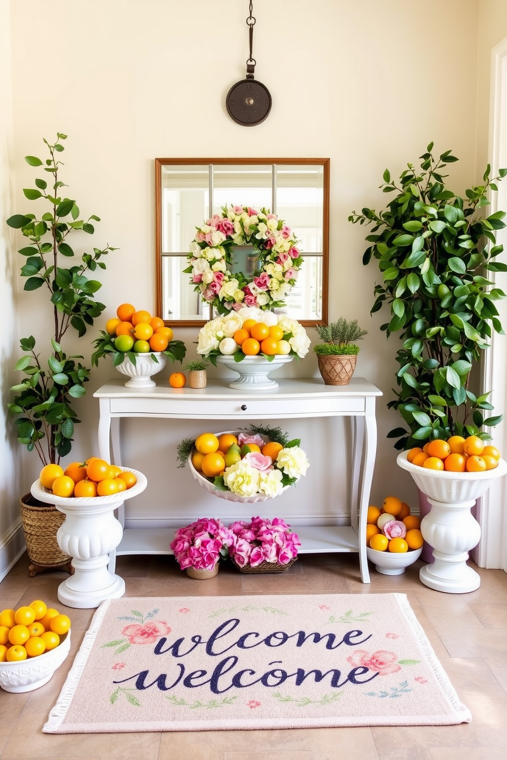 Spring Entryway Decorating Ideas 26