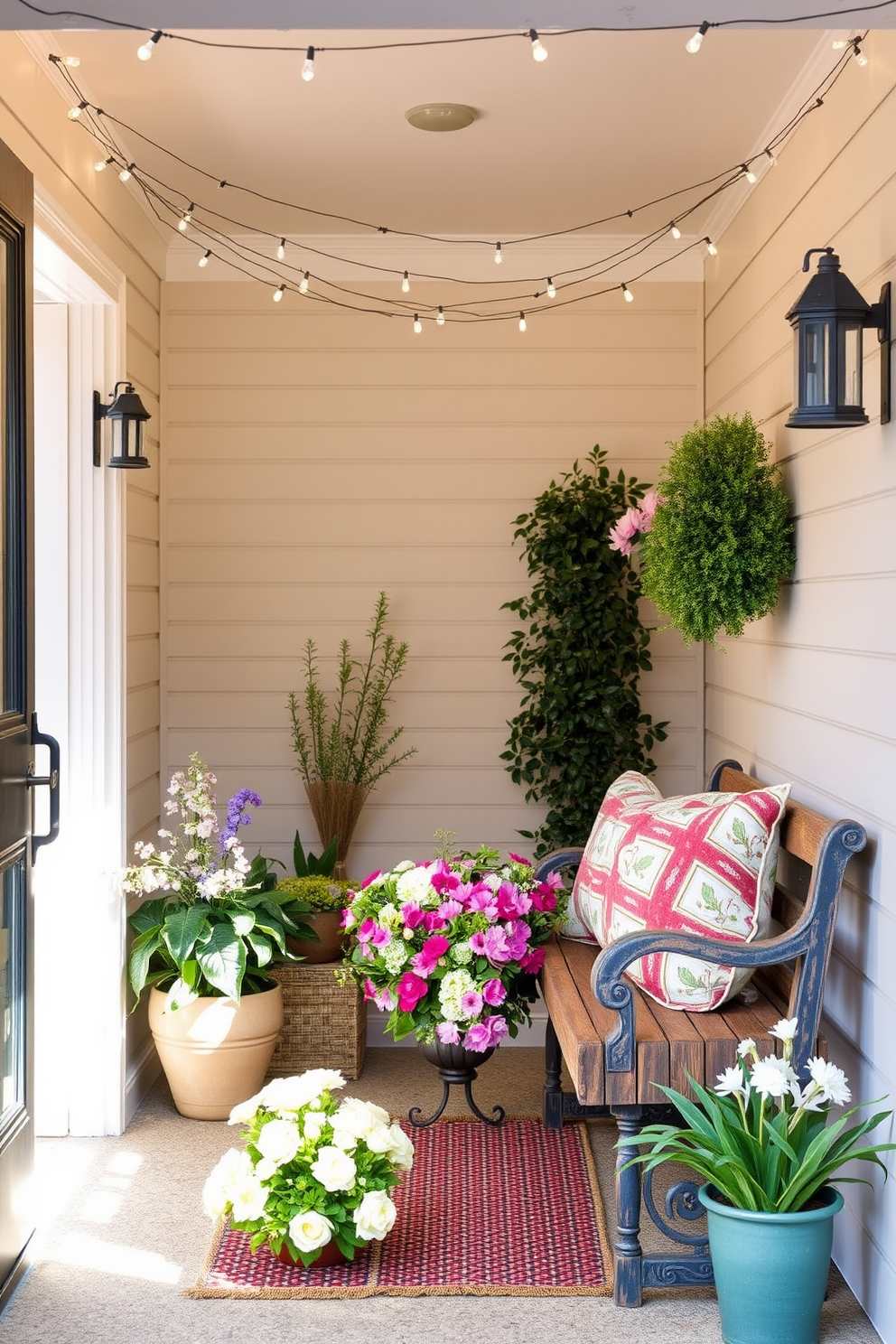 Spring Entryway Decorating Ideas 28