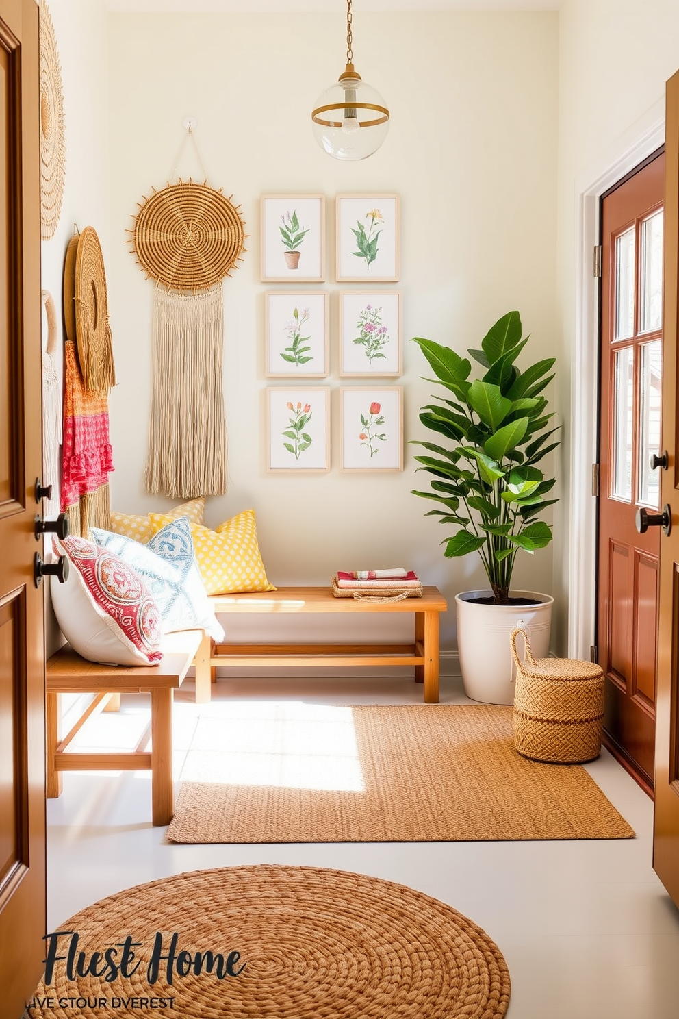 Spring Entryway Decorating Ideas 8