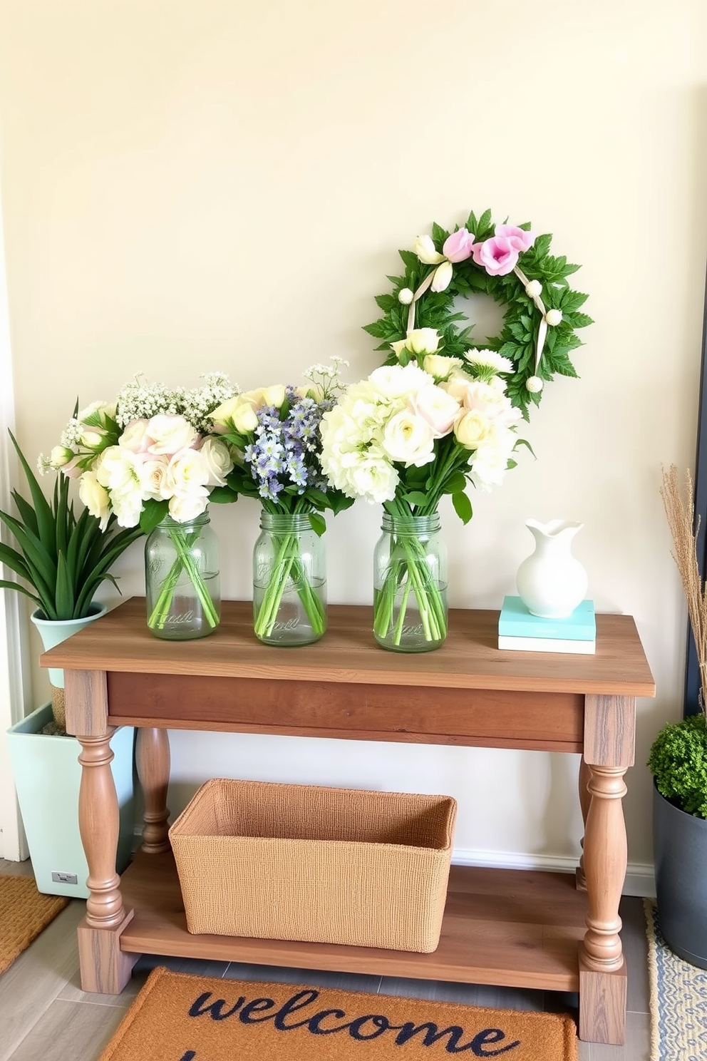 Spring Entryway Decorating Ideas 9