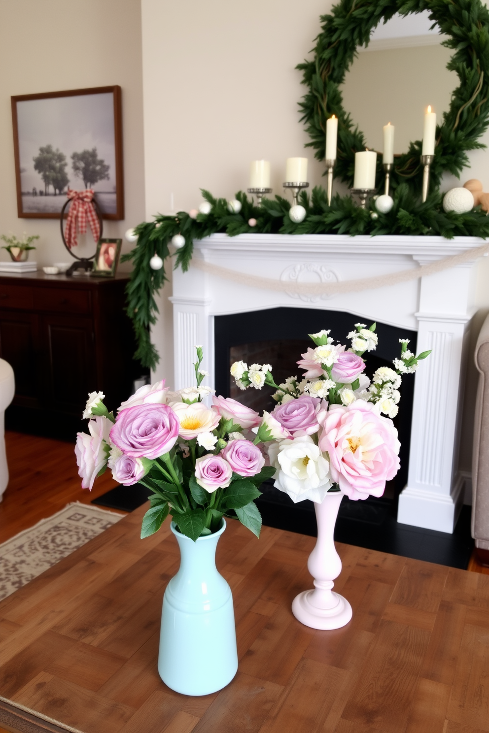 Spring Fireplace Decorating Ideas 1