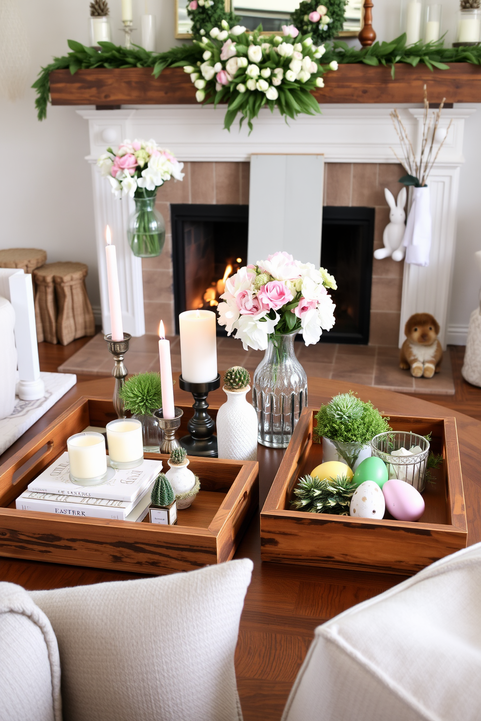 Spring Fireplace Decorating Ideas 16