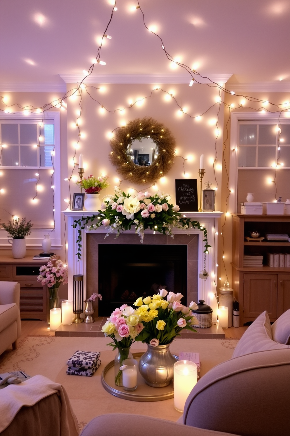 Spring Fireplace Decorating Ideas 28