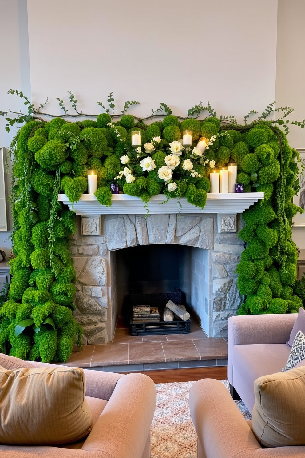 Spring Fireplace Decorating Ideas 3