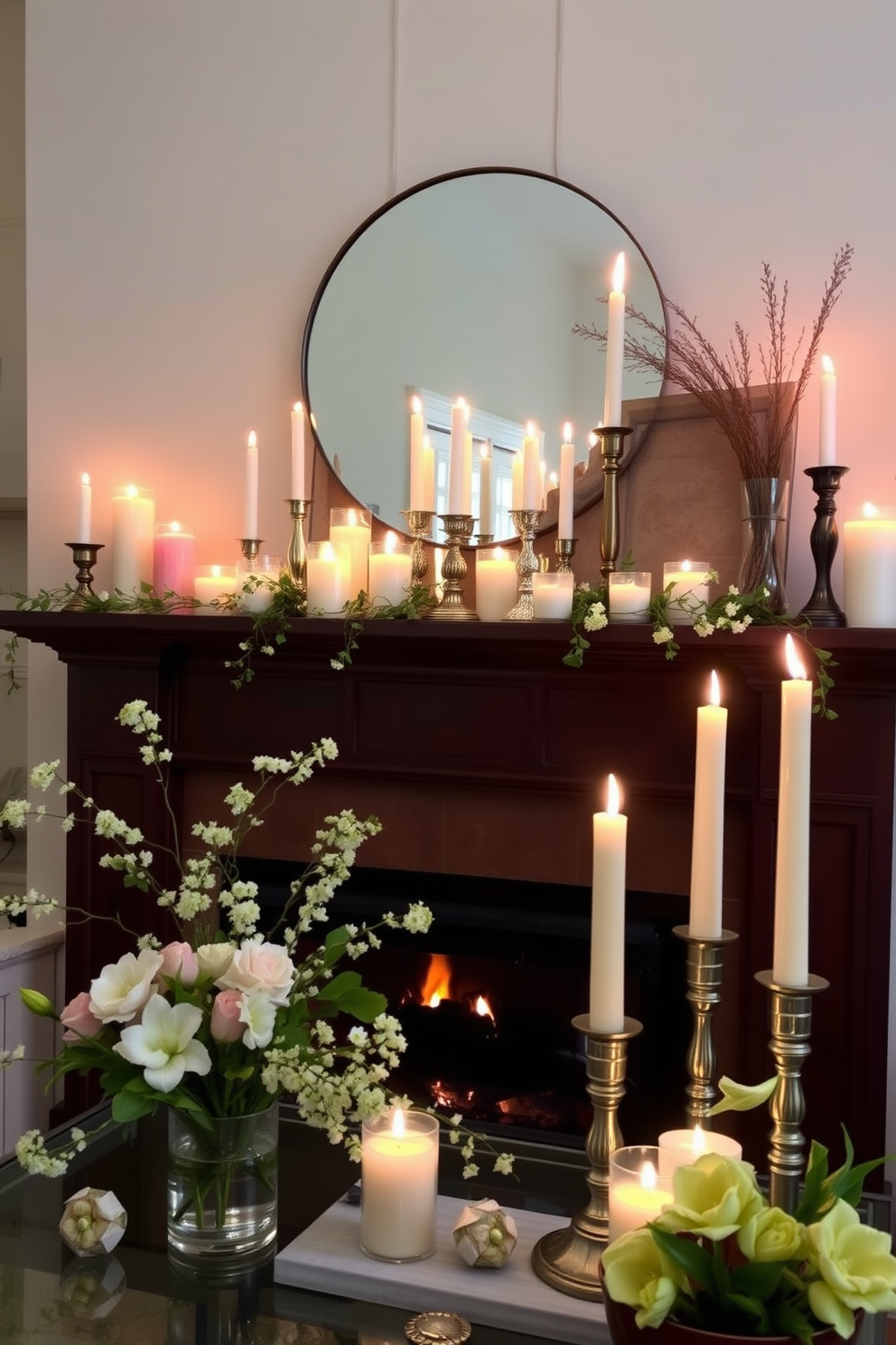 Spring Fireplace Decorating Ideas 7