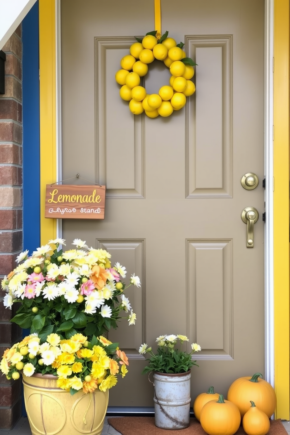 Spring Front Door Decorating Ideas 11